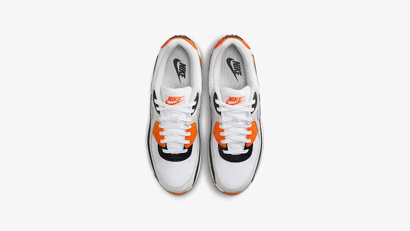 Кросівки Nike Air Max 90 "White/Black/Orange" — фото 5