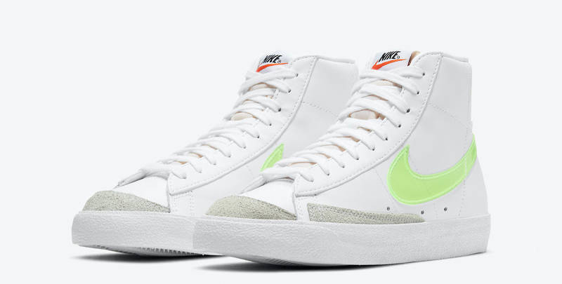 Nike Wmns Blazer Mid '77 Essential 'White Volt' — фото 3