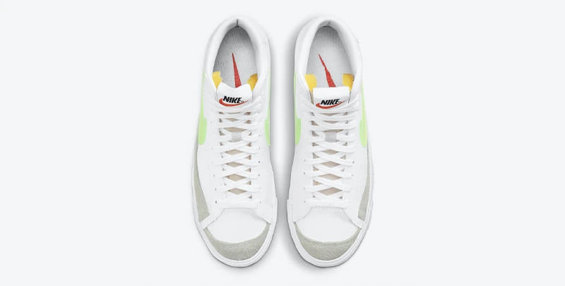 Nike Wmns Blazer Mid '77 Essential 'White Volt' — фото 4