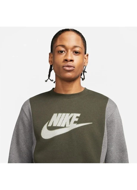 Кофта чоловіча Nike M Nsw Hybrid Flc Crew Bb (DJ5075-355) — фото 3