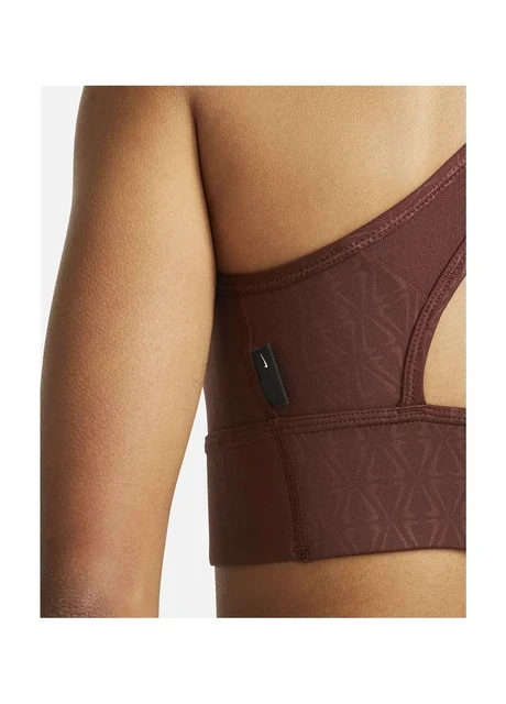 Спортивний топ жіночий Nike Womens Medium-Support 1-Piece Pad Longline Printed Sports Bra Bordo Dm0553-273 (DM0553-273) — фото 4