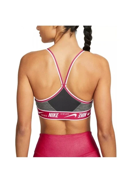 Спортивний топ жіночий Nike Dri-Fit Indy Logo Grey (DM0560-068) — фото 4