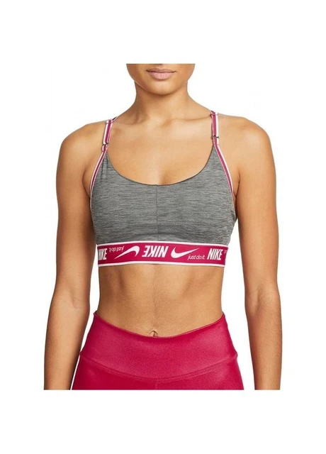 Спортивний топ жіночий Nike Dri-Fit Indy Logo Grey (DM0560-068) — фото 5