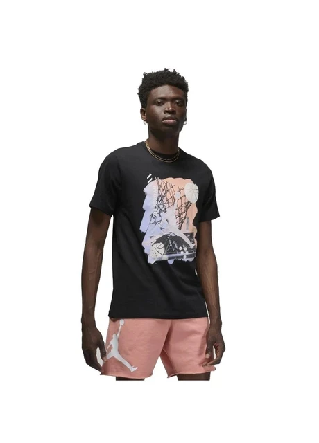 Футболка чоловіча Jordan Brand Graphic Black Dm1422-010 (DM1422-010) — фото 3