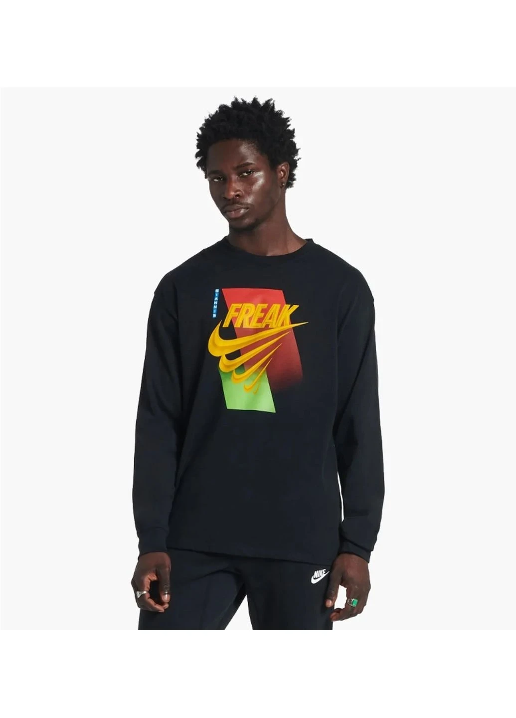 Кофта чоловіча Nike Dri-Fit Giannis “Freak” Ls Tee (DM2451-010) — фото 1