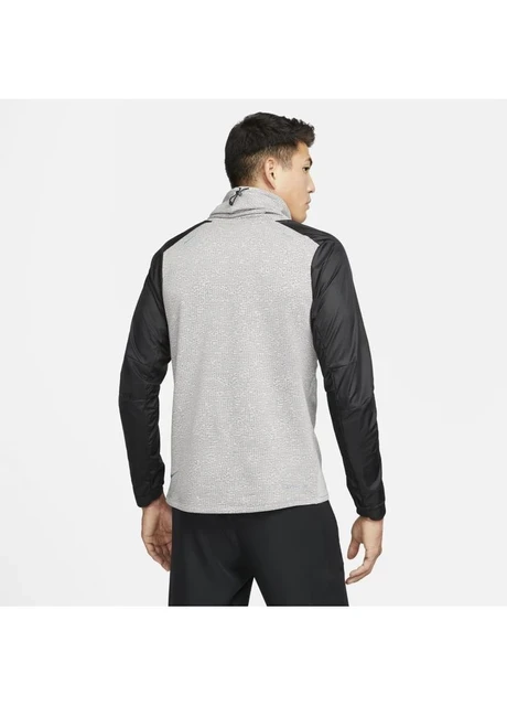 Кофта чоловіча Nike Therma-Fit Adv Run Division Grey/Black (DM4628-010) — фото 4
