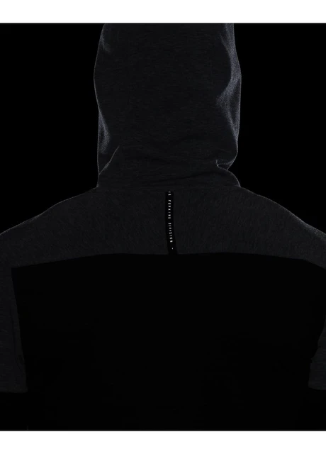 Кофта чоловіча Nike Mens Running Hoodie Black/Grey (DM4638-010) — фото 5