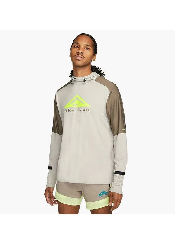 Кофта чоловіча Nike Dri-Fit Trail Running Hoodie Beige (DM4743-012) — фото 1