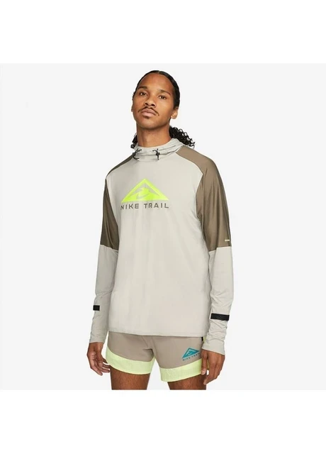 Кофта чоловіча Nike Dri-Fit Trail Running Hoodie Beige (DM4743-012) — фото 3