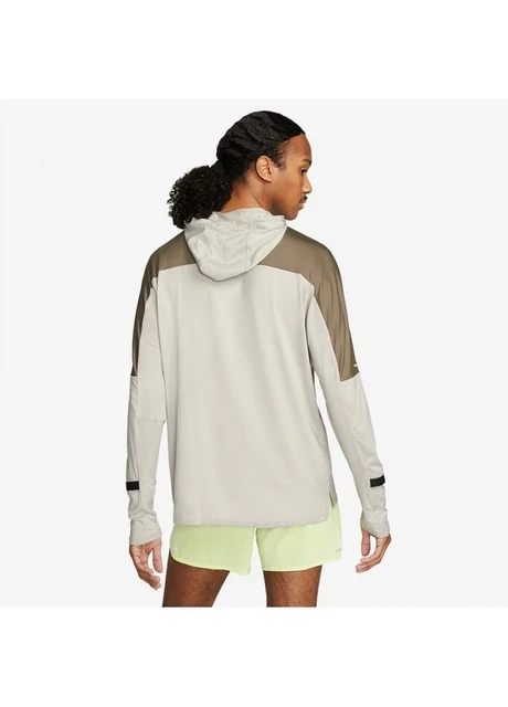 Кофта чоловіча Nike Dri-Fit Trail Running Hoodie Beige (DM4743-012) — фото 4