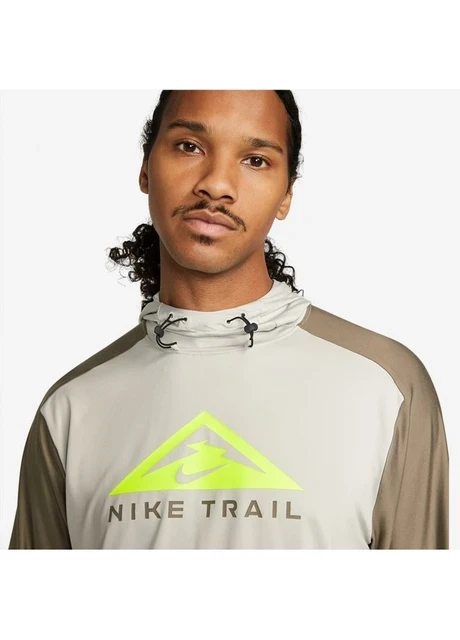 Кофта чоловіча Nike Dri-Fit Trail Running Hoodie Beige (DM4743-012) — фото 5