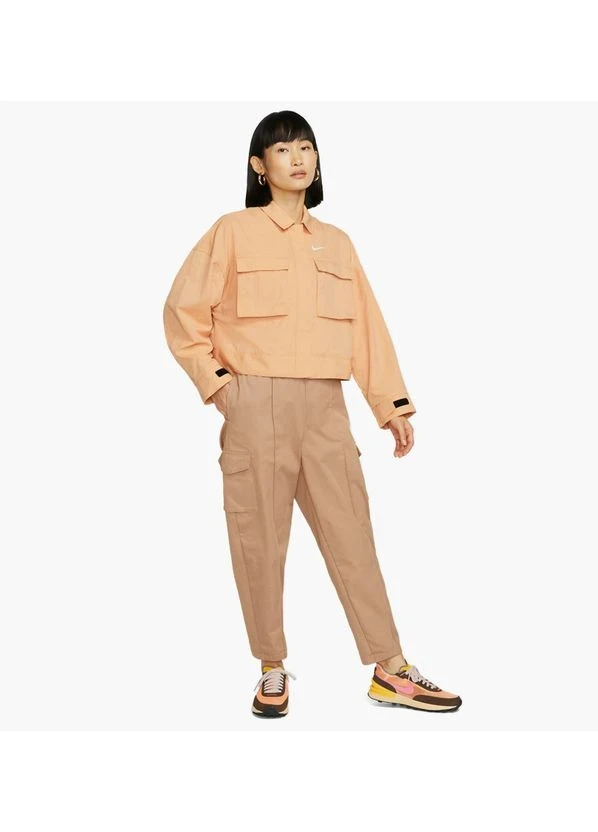 Вітровка жіноча Nike Sportswear Essential Women's Woven Jacket Orange (DM6243-851) — фото 1