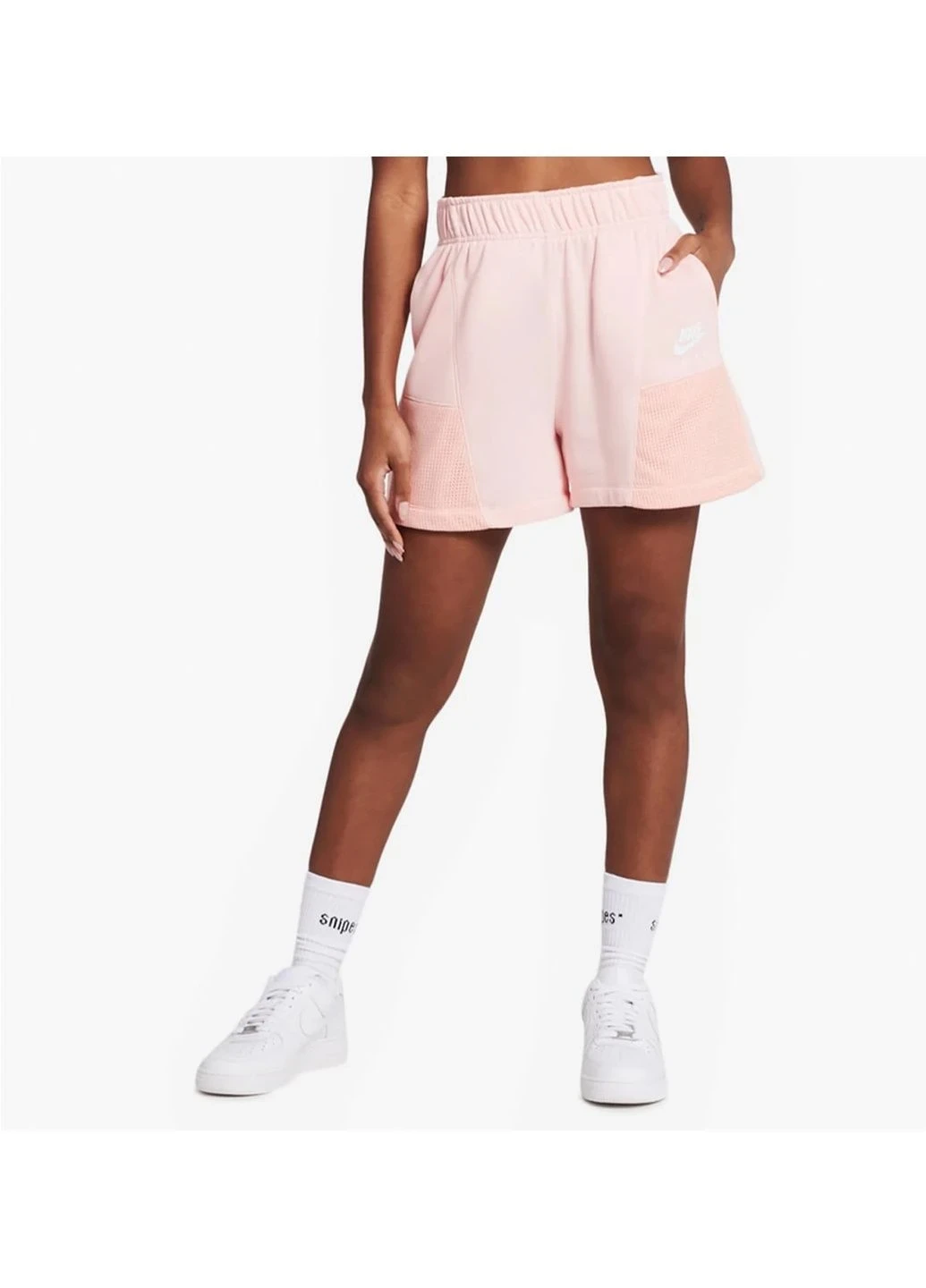 Шорти жіночі Nike Womens Air Fleece Shorts (DM6470-610) — фото 1