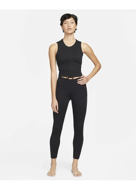 Лосіни жіночі Nike Yoga Dri-Fit Black (DM7023-010) — фото 7