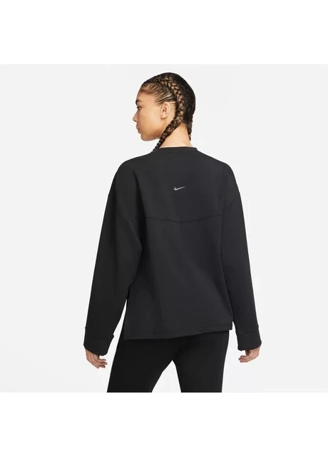 Кофта жіночі Nike Ny Df Flc Crew (DM7030-010) — фото 2