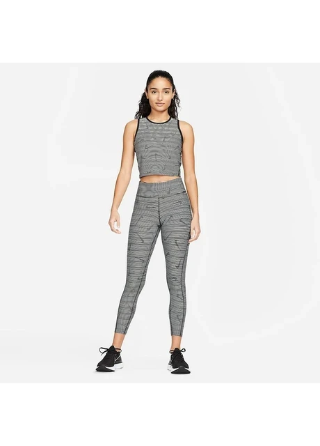 Лосіни жіночі Nike Dri-Fit Black/White (DM7480-010) — фото 7
