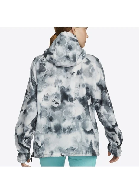 Вітровка жіноча Nike Air Dri Fit Running Jacket Grey/Blue (DM7549-010) — фото 4