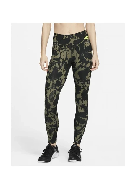 Лосіни жіночі Nike One Luxe Icon Clash Green Dm7623-010 (DM7623-010) — фото 6
