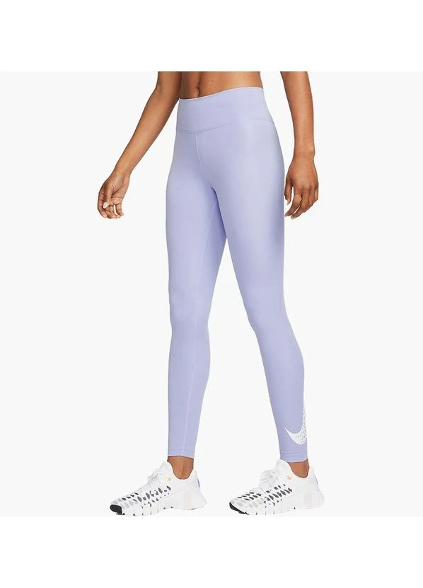 Лосіни жіночі Nike Swoosh Run Leggings Light Blue (DM7767-569) — фото 1