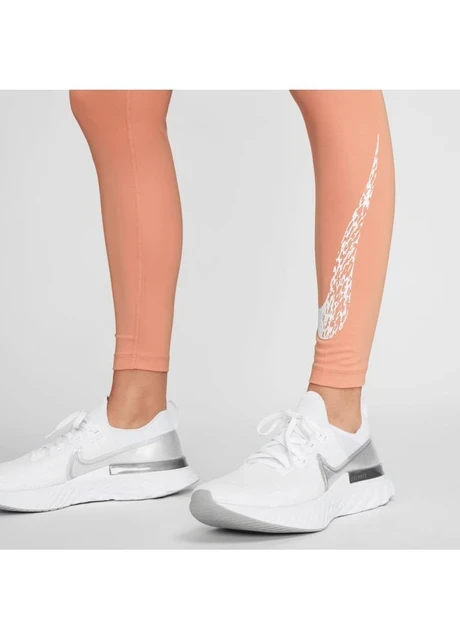 Лосіни жіночі Nike One Swoosh Run Peach (DM7767-824) — фото 6