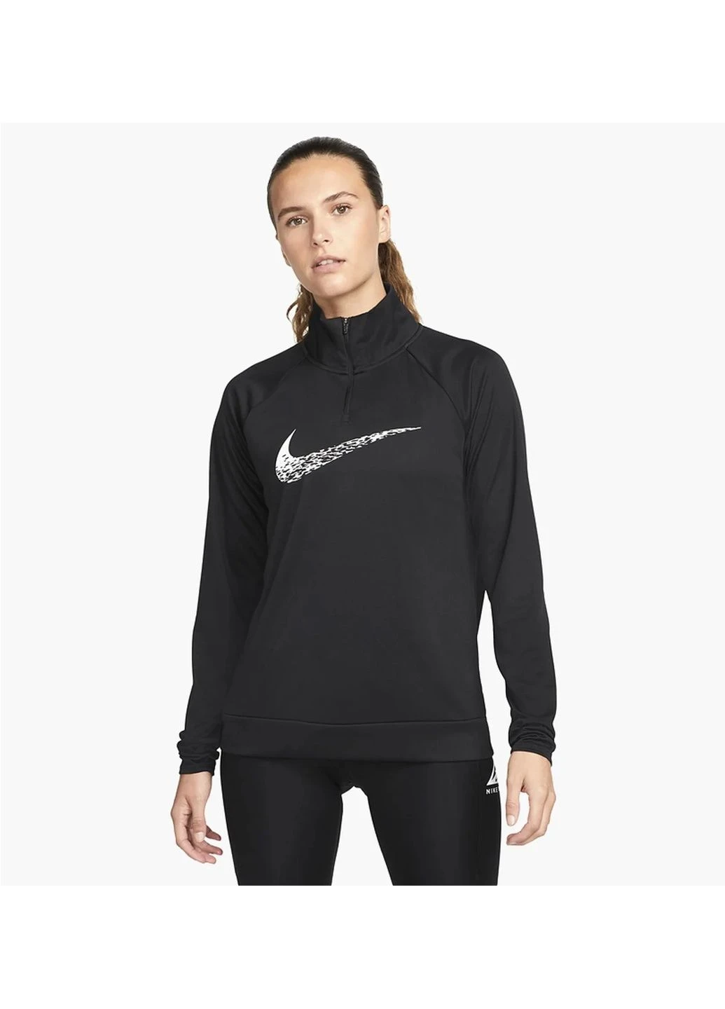 Кофта жіночі Nike Dri-Fit Swoosh Run Black Dm7769-010 (DM7769-010) — фото 1