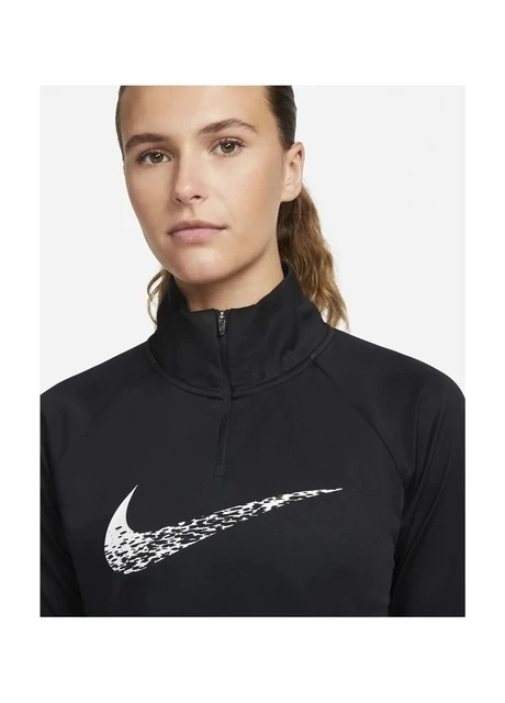 Кофта жіночі Nike Dri-Fit Swoosh Run Black Dm7769-010 (DM7769-010) — фото 3