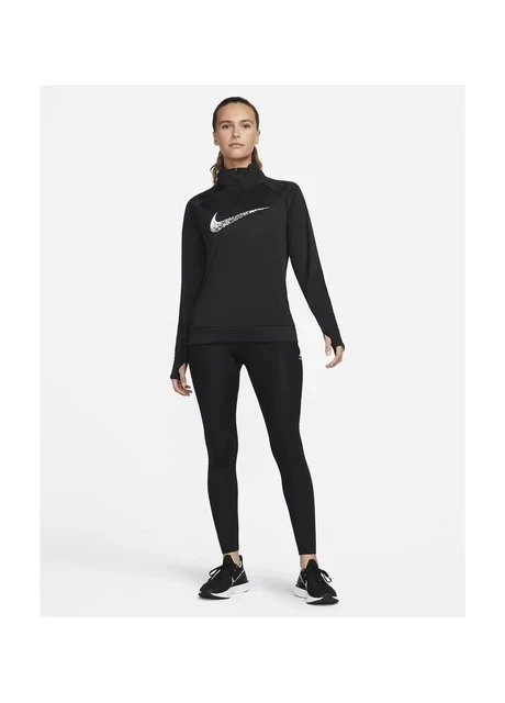 Кофта жіночі Nike Dri-Fit Swoosh Run Black Dm7769-010 (DM7769-010) — фото 6
