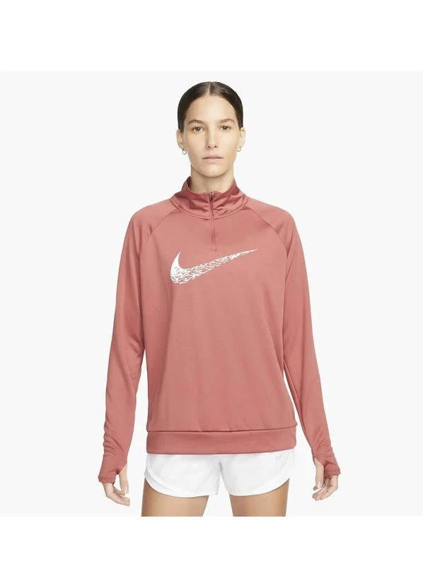 Кофта жіночі Nike Dri-Fit Swoosh Run Beige (DM7769-691) — фото 1
