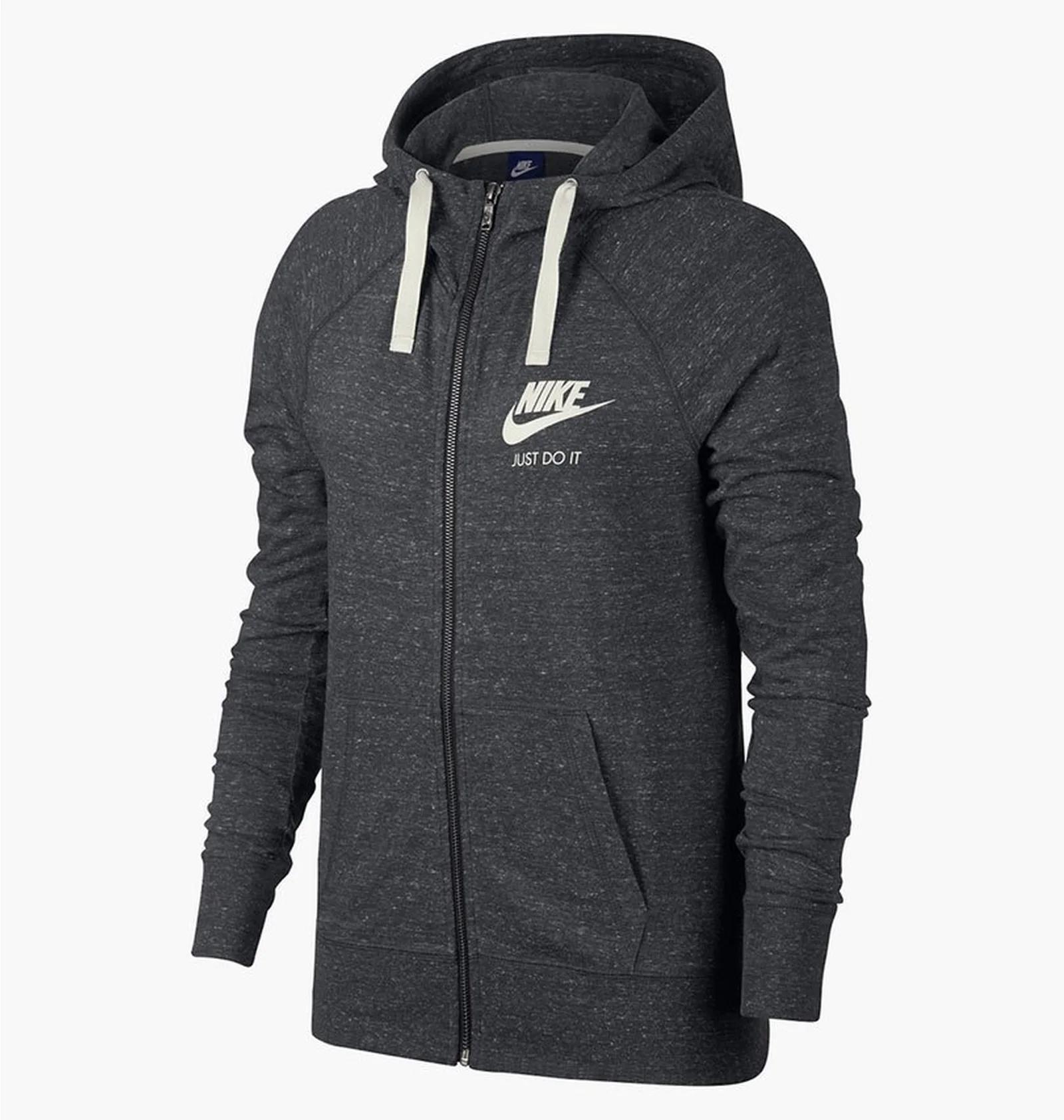 Кофта жіночі Nike Gym Vntg Hoodie Fz Black (883729-010) — фото 1