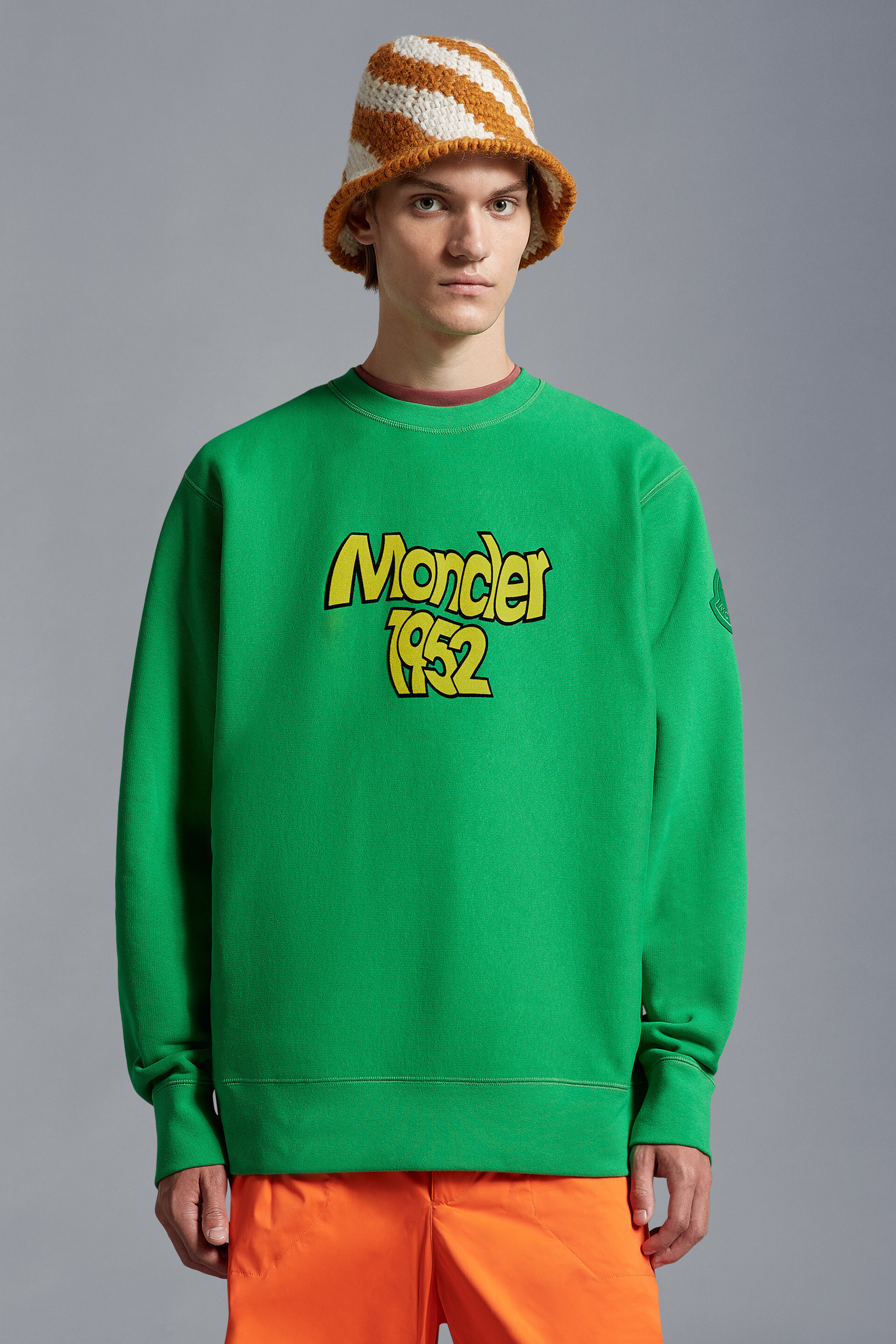 Зелений світшот Moncler Genius Logo — фото 3