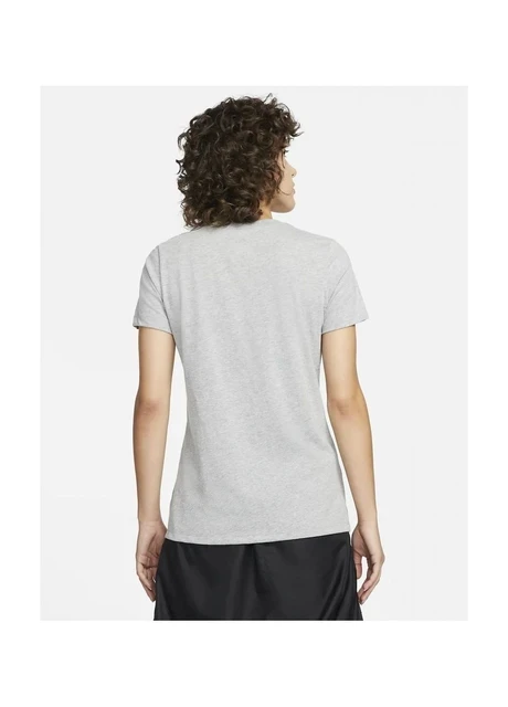 Футболка жіноча Nike Club T-Shirt Grey (DN2393-063) — фото 3