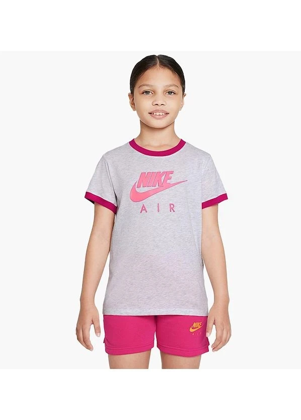 Футболка дитяча Nike G Nsw Tee Ringer Air Grey (DO4641-051) — фото 1