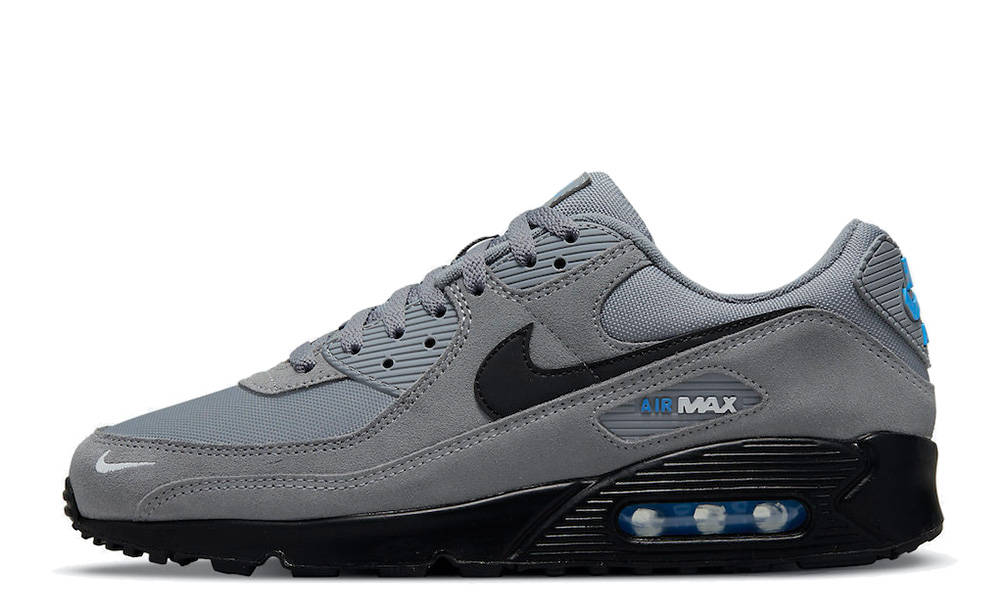 Кросівки чоловічі Nike Air Max 90 Grey/Black (DO6706-002) — фото 1