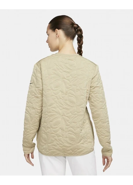 Кофта жіночі Nike Dri-Fit Long-Sleeve Golf Mid Layer Beige (DO6790-250) — фото 3
