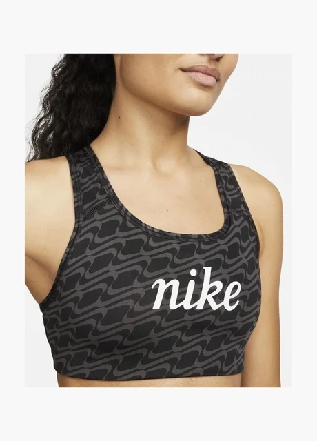 Спортивний топ жіночий Nike Swoosh Black For Women (DQ5121-010) — фото 4