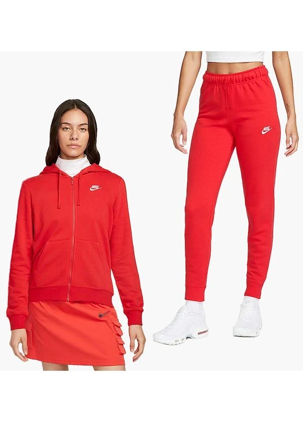 Спортивний костюм унісекс Nike Nsw Club Flc Fz Red (DQ5471-657__DQ5174-657) — фото 1
