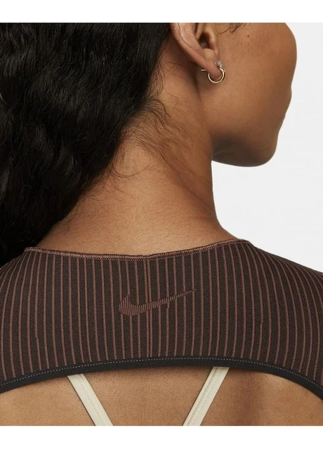 Кофта жіночі Nike Yoga Dri-Fit Adv Brown (DQ5603-010) — фото 6
