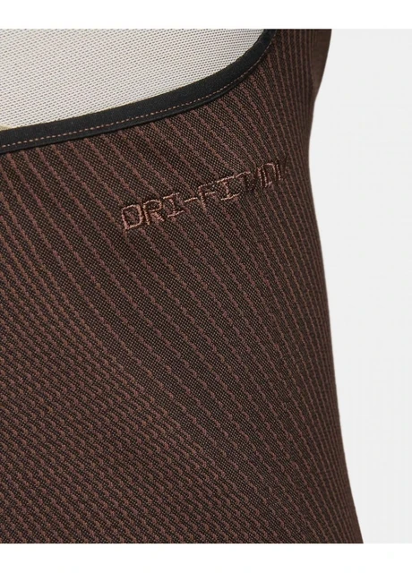 Кофта жіночі Nike Yoga Dri-Fit Adv Brown (DQ5603-010) — фото 7