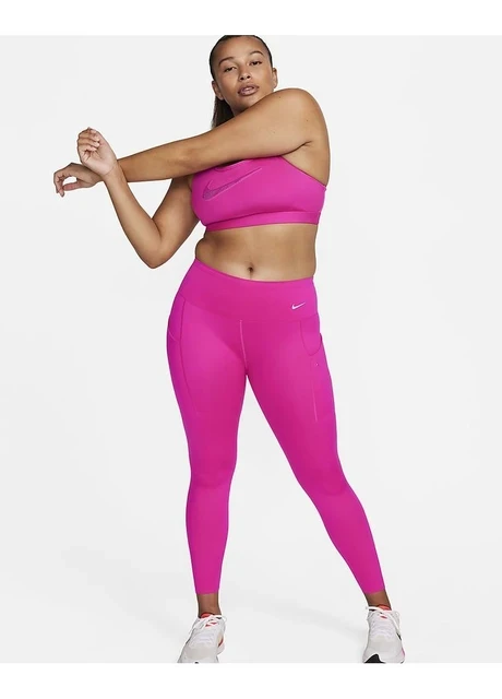 Лосіни жіночі Nike Go Leggings Pink (DQ5692-615) — фото 3