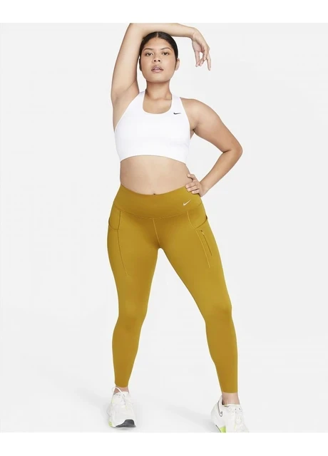Лосіни жіночі Nike Go Leggings Yellow (DQ5692-716) — фото 3
