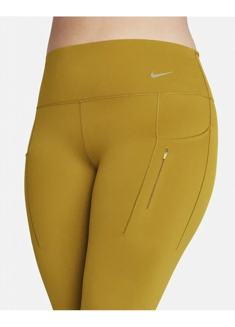 Лосіни жіночі Nike Go Leggings Yellow (DQ5692-716) — фото 7