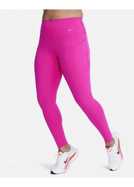 Лосіни жіночі Nike Universa Medium-Support High-Waisted Full-Length Leggings With Pockets Pink (DQ5996-615) — фото 5