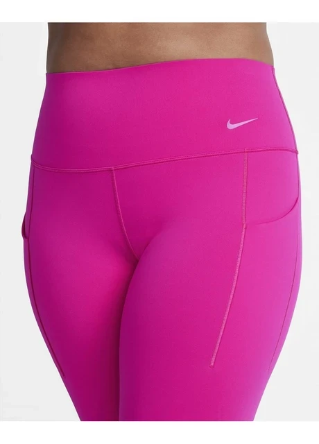 Лосіни жіночі Nike Universa Medium-Support High-Waisted Full-Length Leggings With Pockets Pink (DQ5996-615) — фото 6