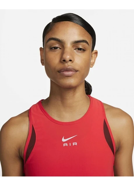 Майка жіноча Nike Air Dri-Fit Womens Running Tank Orange (DQ6131-696) — фото 5