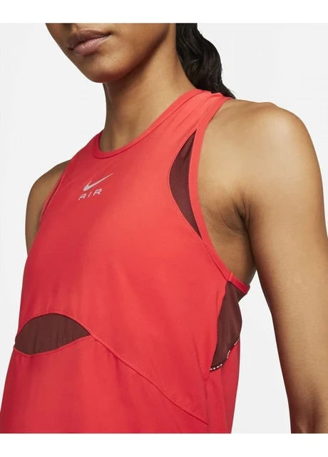 Майка жіноча Nike Air Dri-Fit Womens Running Tank Orange (DQ6131-696) — фото 6