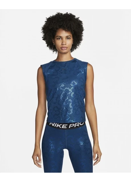 Майка жіноча Nike Pro Dri-Fit Blue (DQ6174-460) — фото 3