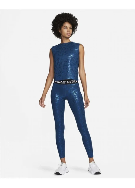 Майка жіноча Nike Pro Dri-Fit Blue (DQ6174-460) — фото 6