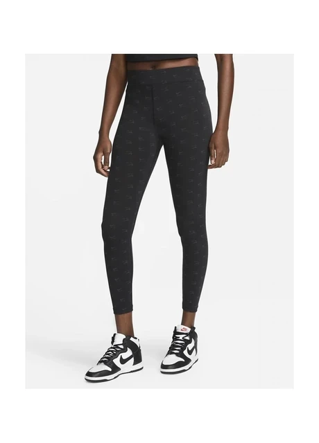 Лосіни жіночі Nike Air Aop Hr Tgt Blk Black (DQ6573-010) — фото 3