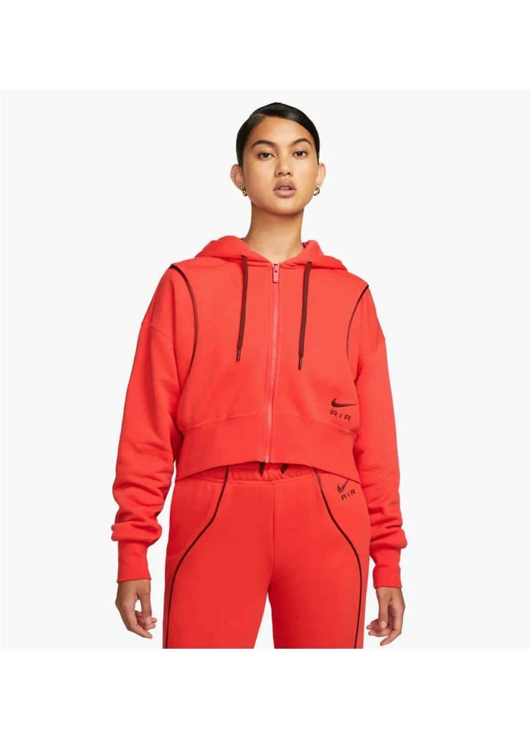 Кофта жіночі Nike Nsw Full-Sip Air Fleece Hoodie (DQ6579-696) — фото 1