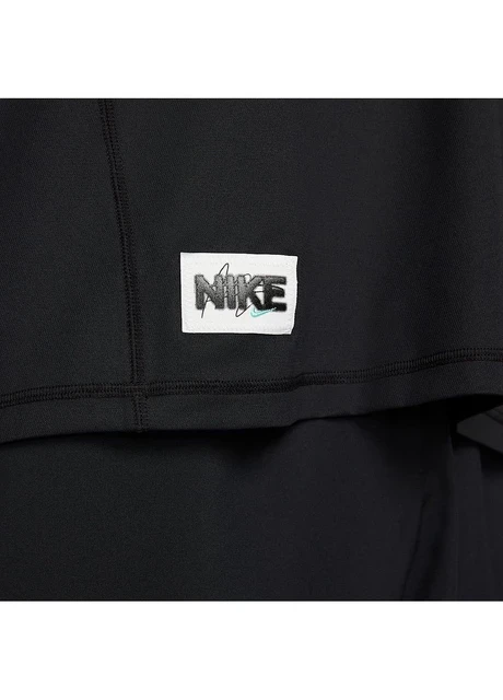 Футболка чоловіча Nike T-Shirt Dri-Fit D.Y.E. Short-Sleeve Fitness Top Black (DQ6646-010) — фото 4